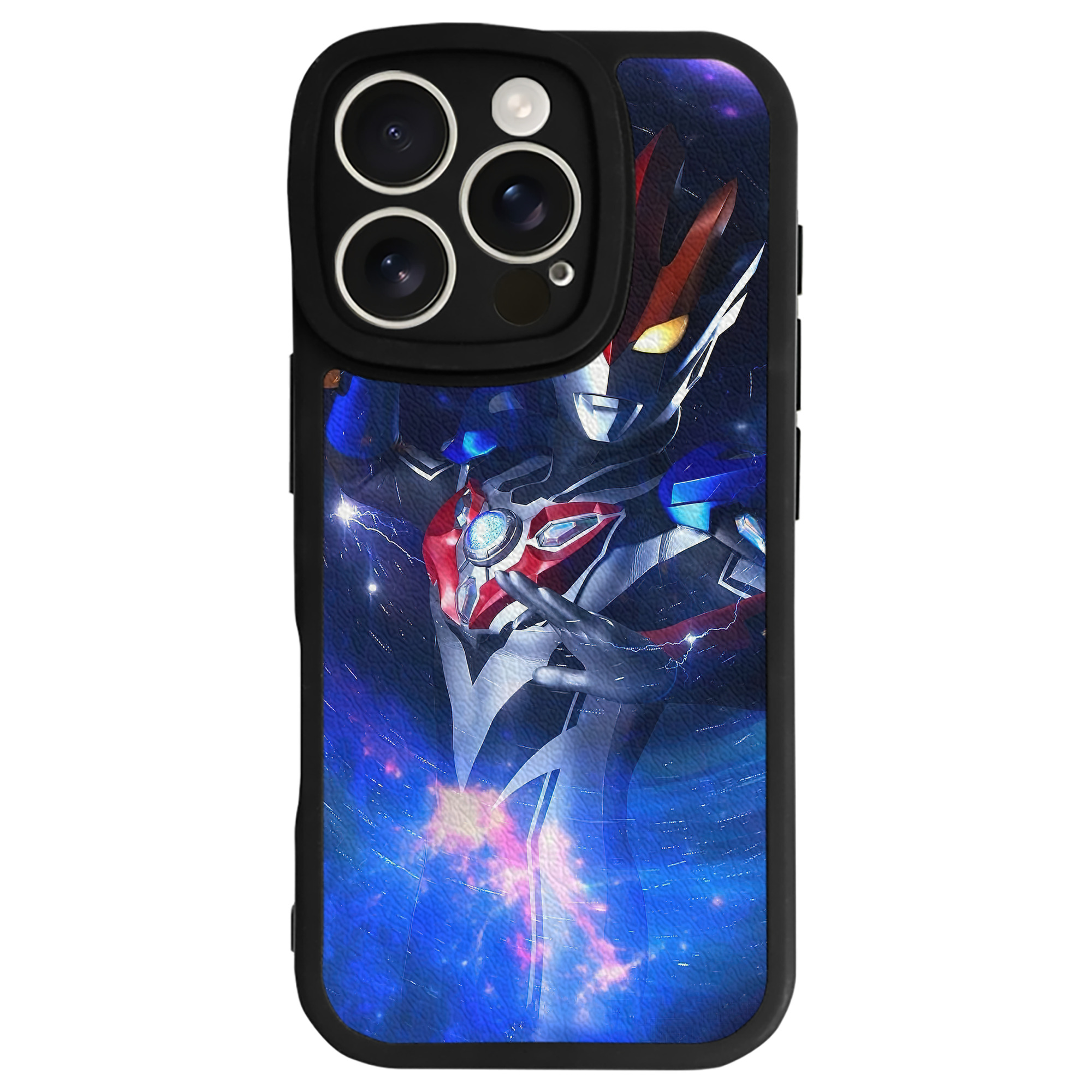 （画像用） ウルトラマン Ultraman 【iPhone 16シリーズ対応】シリコンスマホケース（レザー調） 材質：シリコン